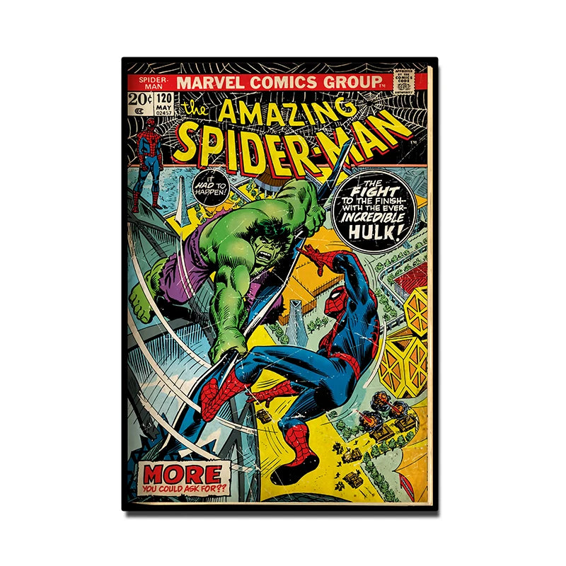Retro Marvel Spider Man Poster