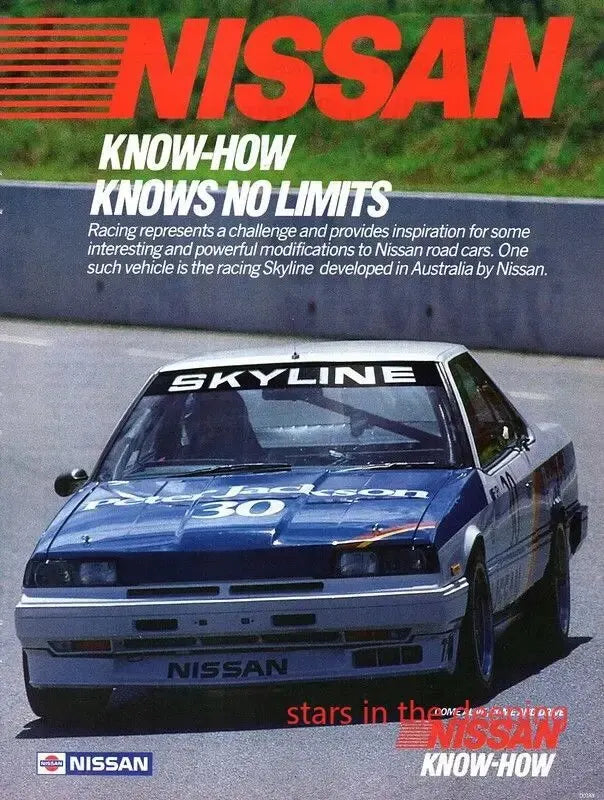 Vintage Japanese Racing Car Poster