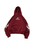 Flame pattern hoodie