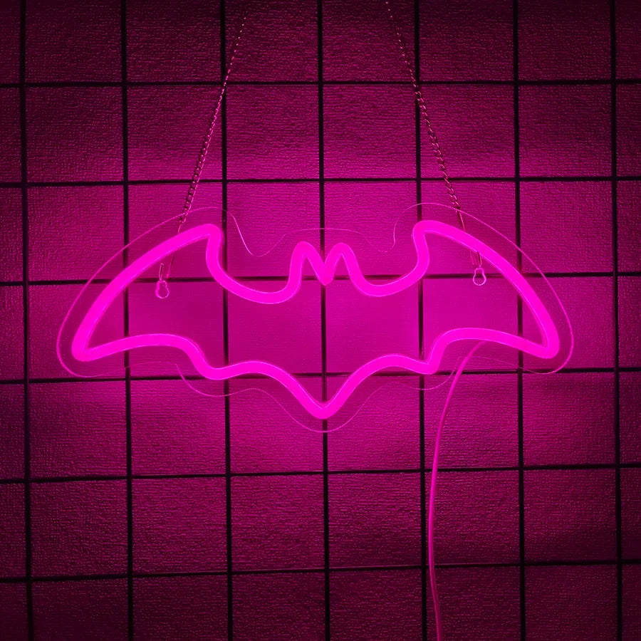 Bat Neon Sign LED