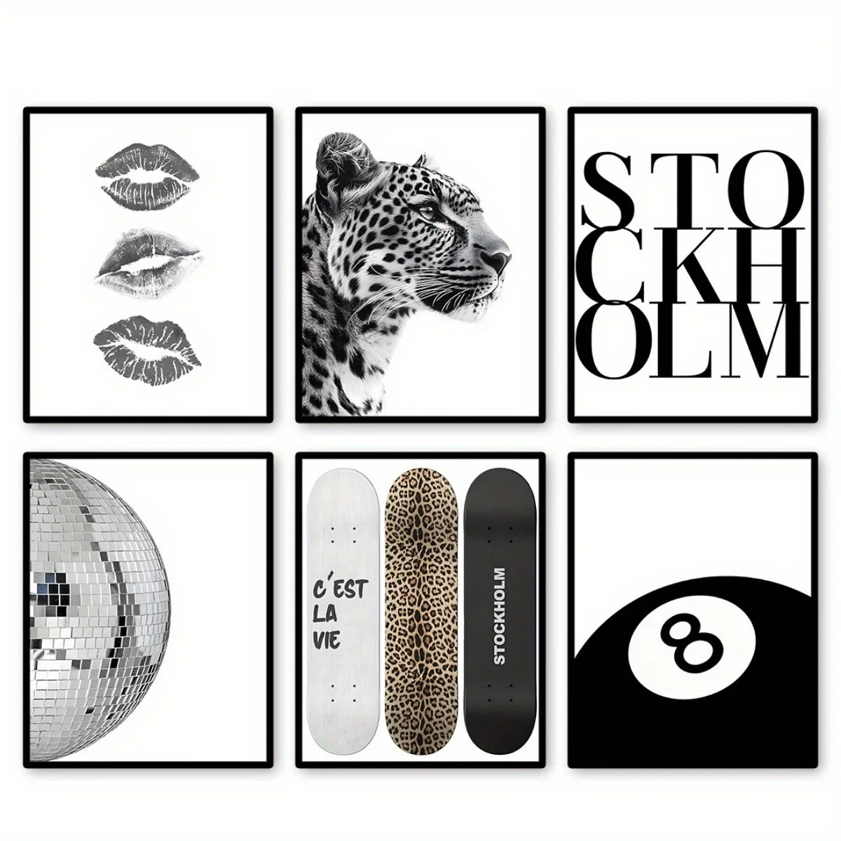 Retro Leopard Cheetah Poster