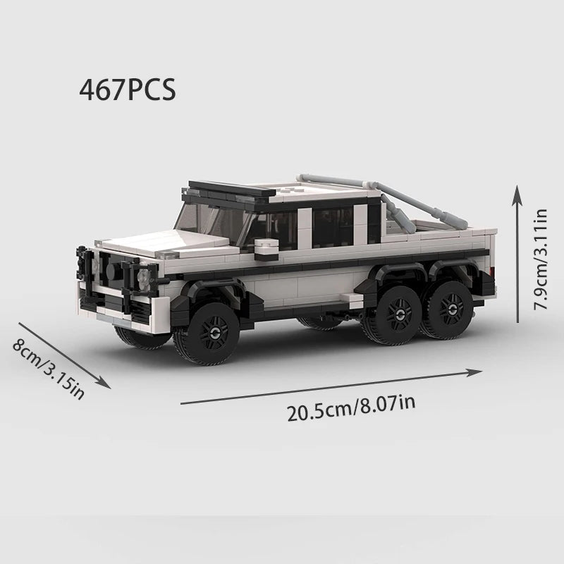 Pickup Truck building blocks