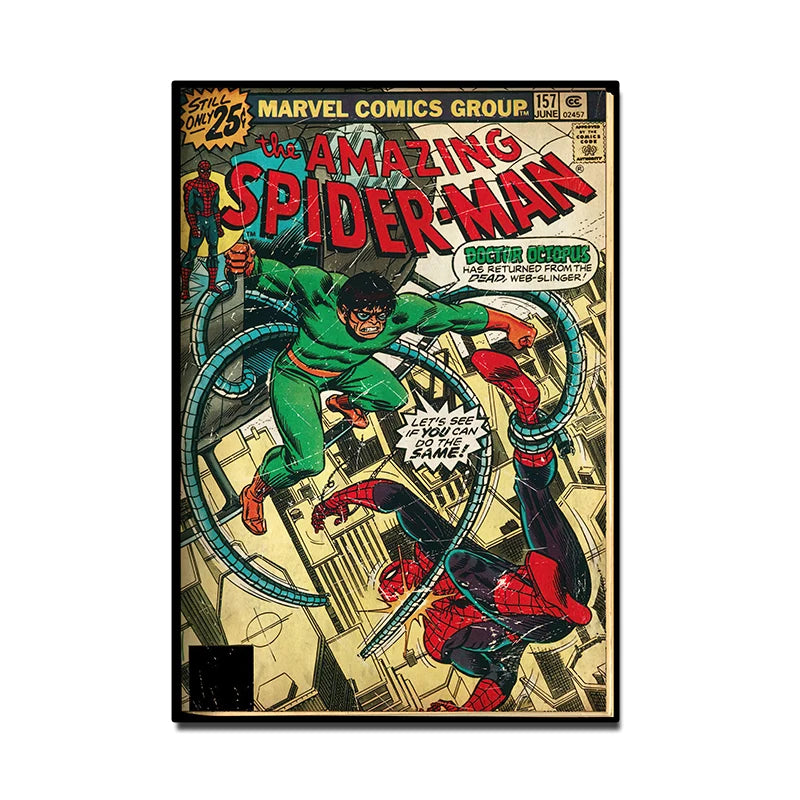 Retro Marvel Spider Man Poster